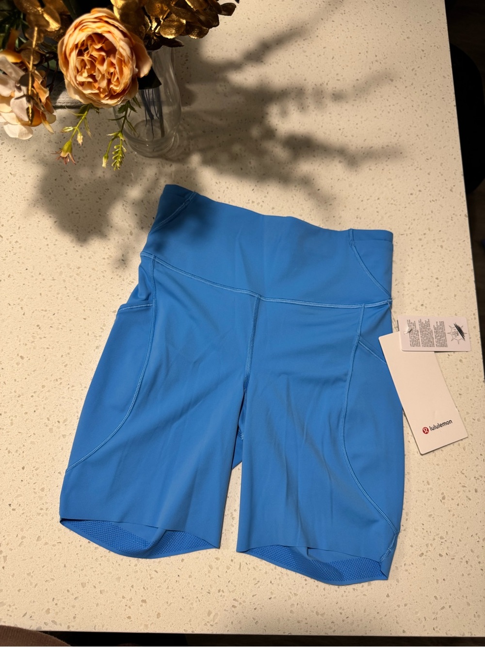 Lululemon Fast and Free HR Short 6” with Pockets – Ocean Wave
